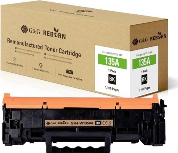 Actual product image G&G Toner replaces HP 135A Compatible Black 1100 pages Reborn remanufactured (FC)