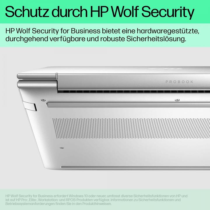 Image du produit HP ProBook 460 16 inch G11 Notebook PC, 40,6 cm (16"), 1920 x 1200 pixels, 8 Go, DDR5-SDRAM, Wi (16", 8 Go, 256 Go, DE)