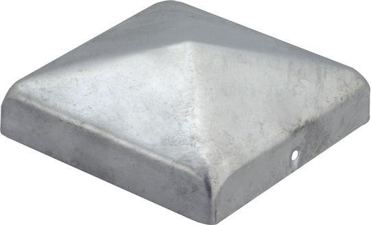 Produktbild GAH Pfostenkappe 100x100mm eckig flache Form feuerverzinkt