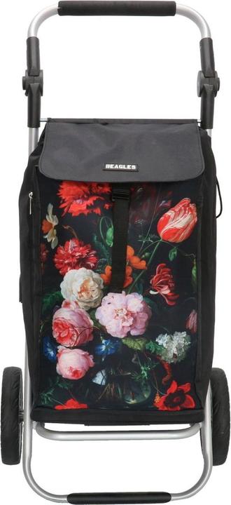 Actual product image Beagles alberic groceries trolley flower black