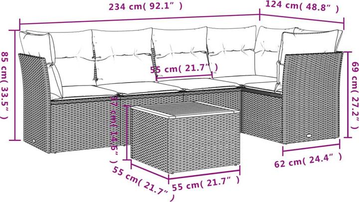 Produktbild VidaXL Wibke
