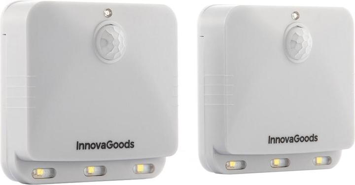 Produktbild InnovaGoods 2x kabellose LED-Leuchten mit Bewegungssensoren