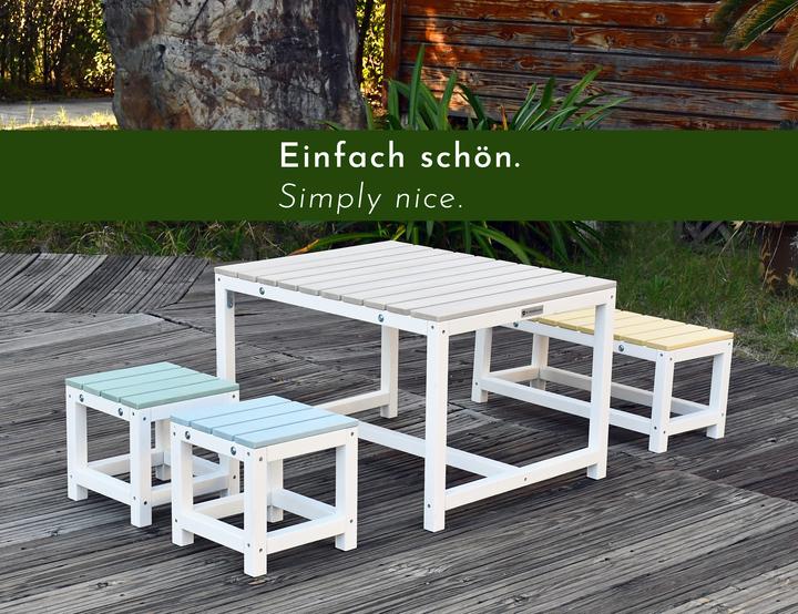 Image du produit Needs&Wants Design-Kindersitzgruppe "sedensa1" mit Abdeckung, Fichte