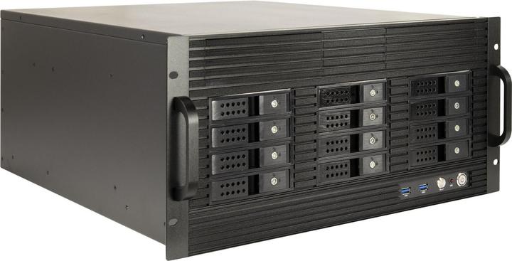 Actual product image Intertech INTER-TECH IPC 5U-5512 Storage 48,26cm 19inch Enclosure for Professional Network Solutions (5 RU, 19 inch rack)