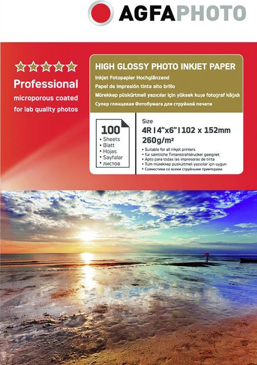 AGFAPHOTO Professional Photo Paper (260 g/m², 10 x 15 cm, 1 x)