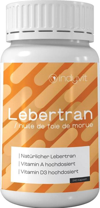 indyvit Lebertran-Kapseln (240 Stück, Kapseln)