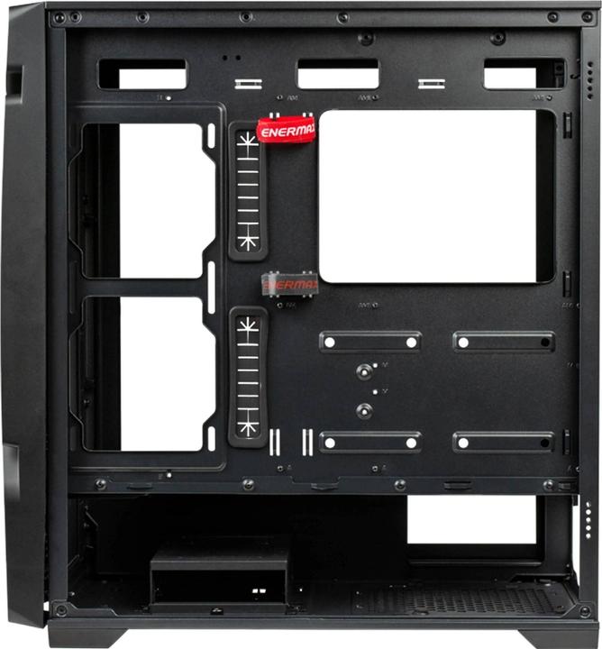 Actual product image Enermax MarbleShell MS31 ARGB (black, tempered glass) (Mini-ITX, mATX, ATX)