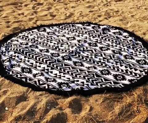 Produktbild Begonville Round Towel Aztec Mandala Beach (Ø 150 cm)