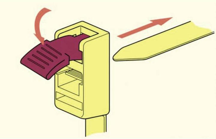 Actual product image HellermannTyton Cable tie SpeedyTie® (L x W) 750 mm x 13 mm SPEEDYTIE-PA66-YE-V1 Color: Yellow, Red 5 pcs. (Plastic cable ties, 750 mm, 5 pcs.)