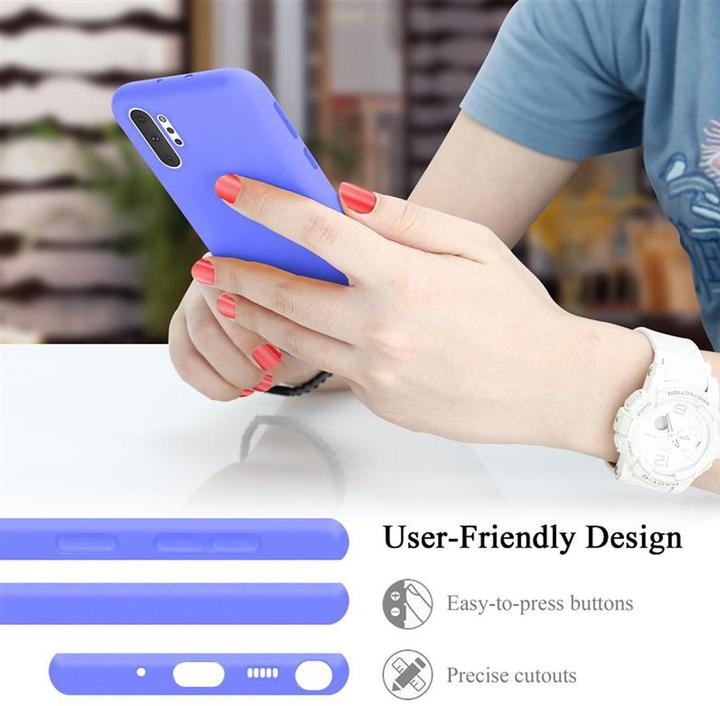 Actual product image Cadorabo TPU Liquid Silicone Case Cover (Samsung Galaxy Note 10 Pro, Samsung Galaxy Note 10 Plus)