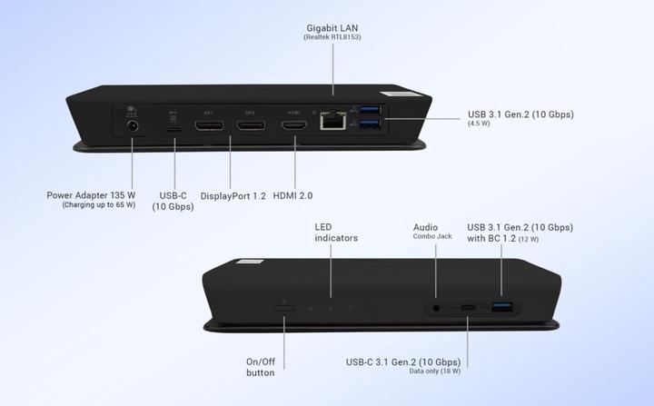 Produktbild i-tec USB-C Smart Docking Station triple screen, PD 65W (USB-C, 3 Ports)