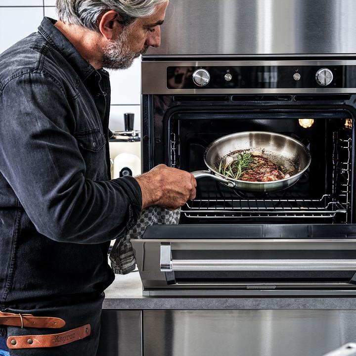Actual product image KitchenAid Multiply kitchen pan set 24 + 28 cm (Frying pan, Stainless steel)