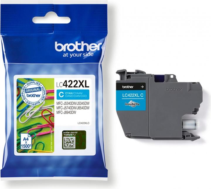 Produktbild Brother LC422XLC HY Ink Cartridge For BH19M/B Compatible with MFC-J5340DW MFC-J5740DW MFC-J6540DW MF (C)