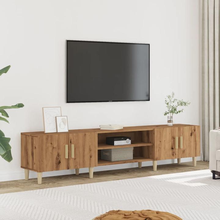 Actual product image VidaXL TV Schrank Tisch Lowboard Fernsehschrank Fernsehtisch Artisan-Eiche (180 x 31.5 x 40 cm)