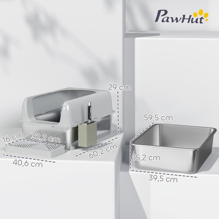 Image du produit PawHut Katzentoilette (Bac à litière ouvert)