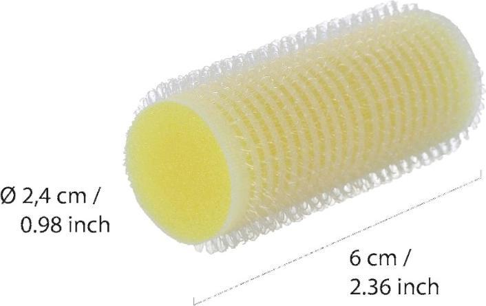 Image du produit Parsa Beauty Bigoudis PARSA Soft autocollants, jaune 2.40 cm, 4 pcs.
