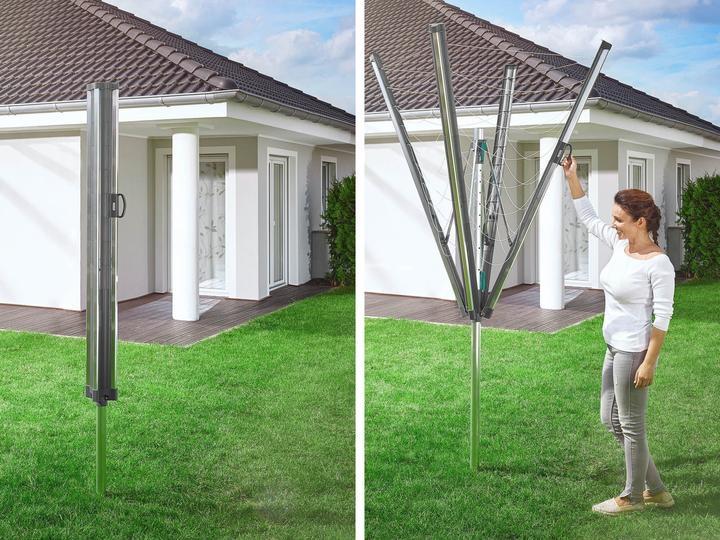 Actual product image Leifheit Linomatic 500 Plus rotary dryer (50 m)