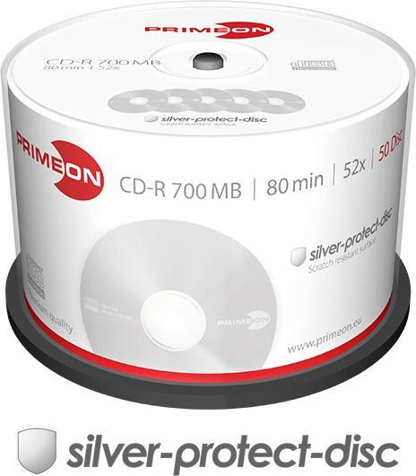 Productafbeelding Primeon CD-R 700MB 50 spindel (50 x)