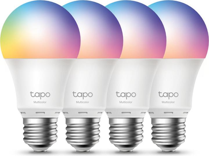 TP-Link Tapo L530E (4-pack) (E27, 8.70 W, 806 lm, 4 x, F)