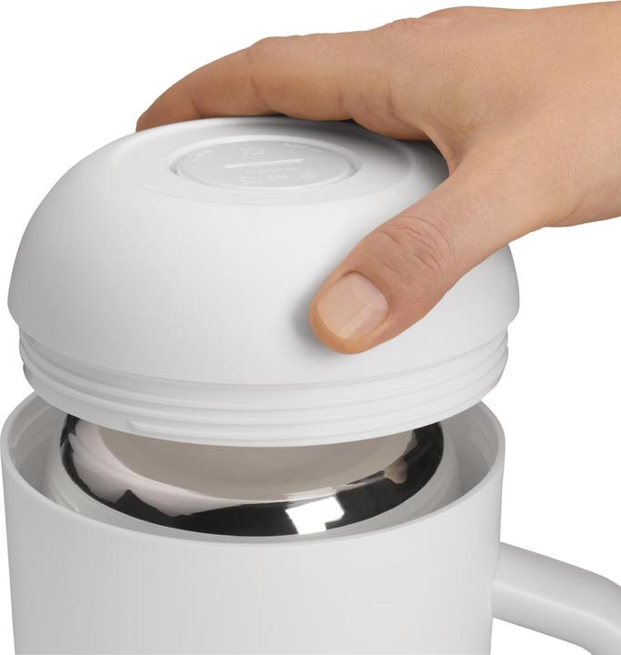 Produktbild WMF Thermoskanne Isolierkanne 1,0l Impulse Tee Kaffee Trinkflasche Edelstahl (1 l)