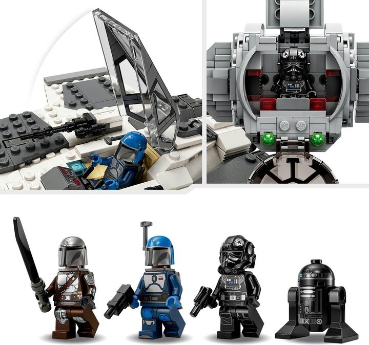 Image du produit LEGO Mandalorian Fang Fighter vs. Tie Interceptor (75348, LEGO Star Wars)