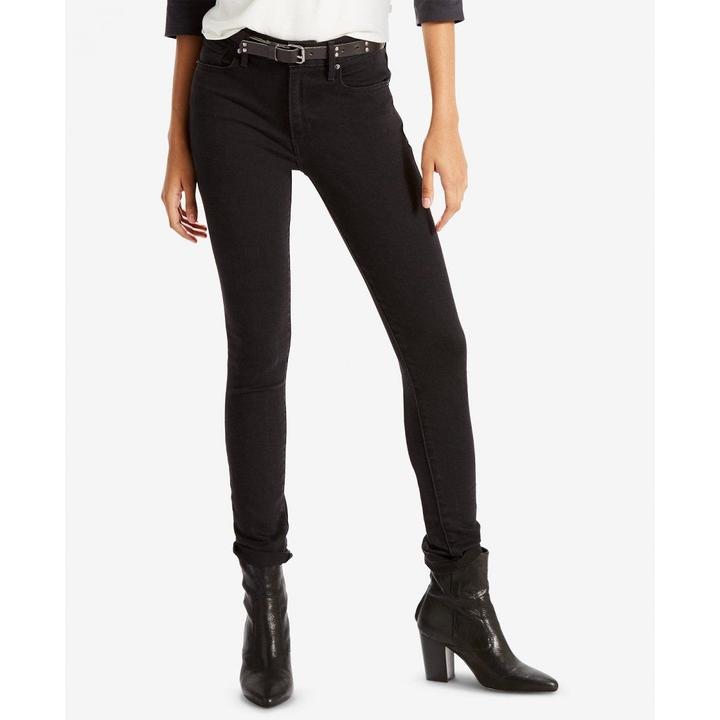 Actual product image Levis 721 Jeans High Rise Skinny soft black (24)