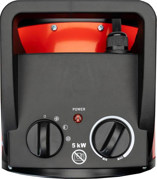 Actual product image Grafner Electric heater Fan heater Construction heater 5000 Watt 5kw 400V Radiant heater