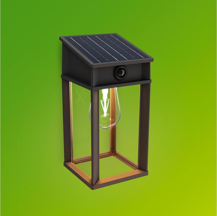 Productafbeelding Philips Lighting Geri 929004632601 Solar-Aussenwandleuchte 3.2 W Warmweiss Schwa (500 lm, IP44)