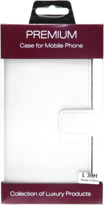 Actual product image OEM Slim Leather Book Case for Sony Xperia Z1 - white 4250710547265 (Sony Xperia Z1)