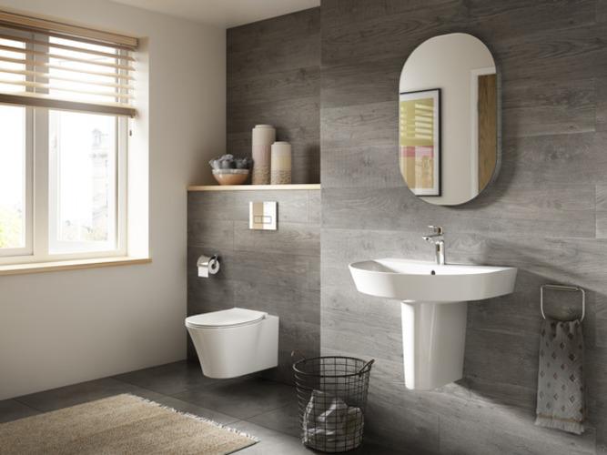 Image du produit Ideal Standard Standard Connect Air Arc Lavabo Met Kraangat En Overloop 600x460mm Wit