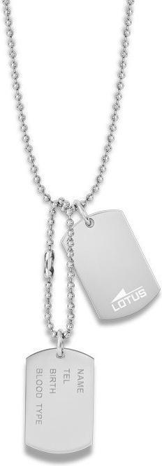Lotus Style - Men Ìs steel necklace with pendants Urban Man LS2139-1 / 1 (Stahl)