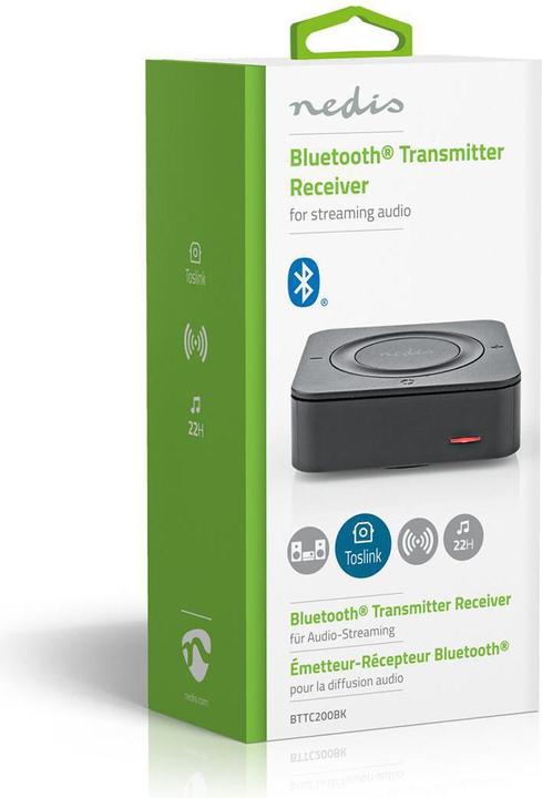 Produktbild Nedis Bluetooth® Transceiver | Anschlüsse – Eingang: 1x AUX / 1x SPDIF | Anschlüsse – Ausgang: 1x AU (10 m)