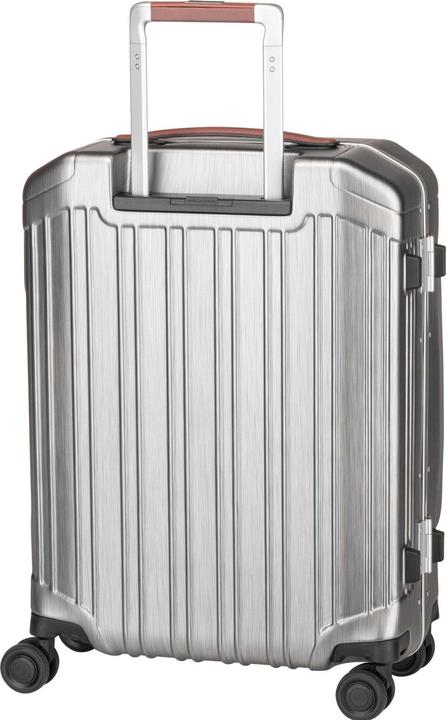 Immagine prodotto Piquadro PQ-Light - Bagaglio a mano Fast-Check Trolley a guscio rigido nero/pelle (37 l, Bagaglio a mano (fino a 50 litri))