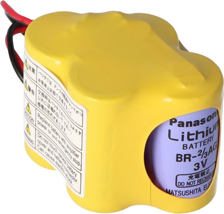 Actual product image Panasonic Battery CNC BR-2/3AGCT4A, Fanuc A98L-0031-0025, BR-2/3AG (1 pcs., 2400 mAh)