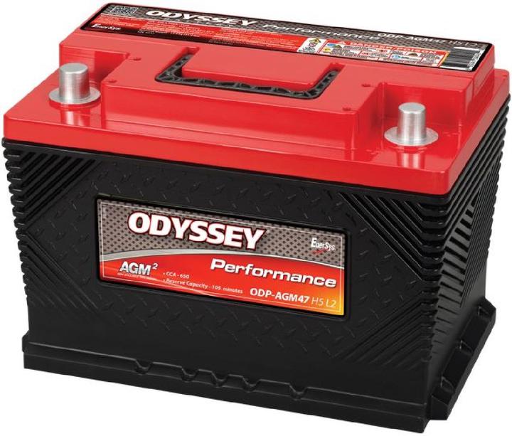 Produktbild Odyssey AGM Batterie Performance Automotive (ODP) 12V 62Ah 650A (12 V, 62 Ah, 650 A)