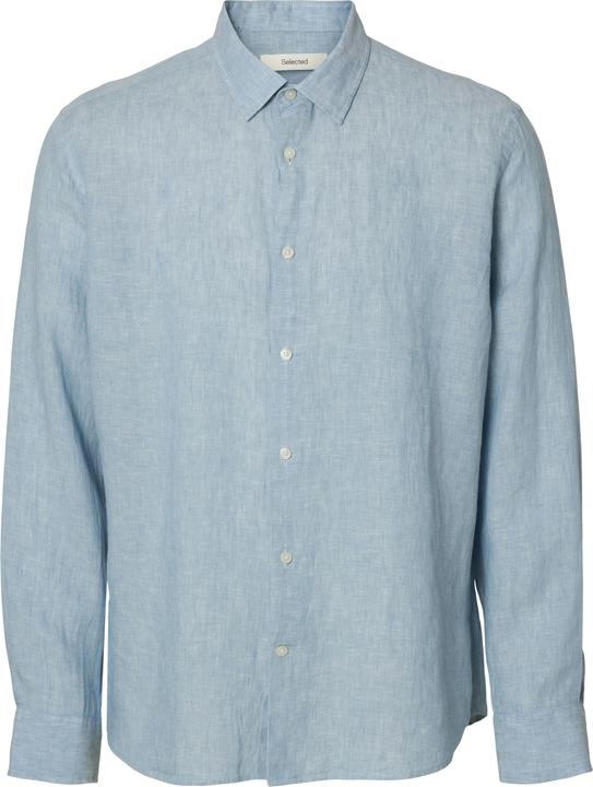 Selected Homme Slhregkylian-Linen Shirt Ls Classic Noos
