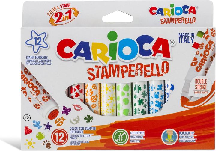 Actual product image Carioca Stamperello (Multicoloured, 12 x)