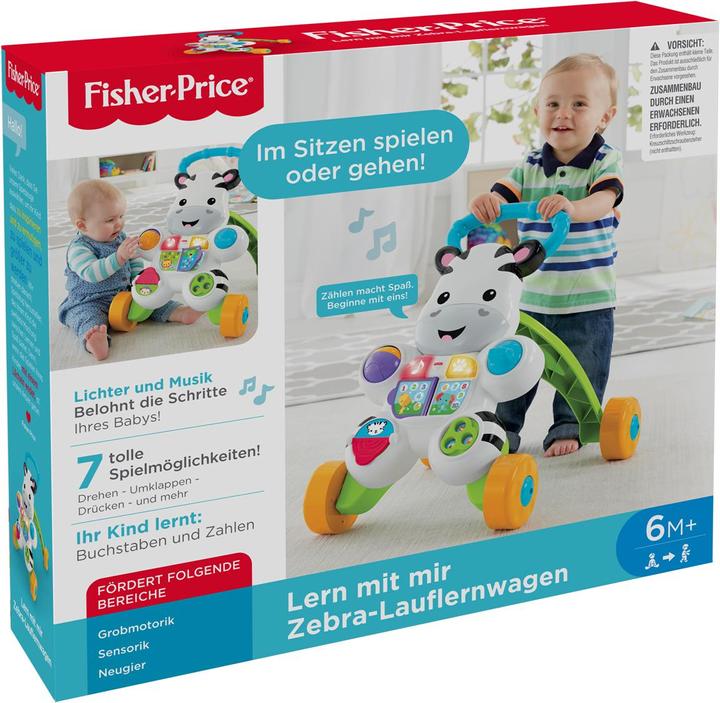 Produktbild Fisher-Price Lern mit mir - Zebra Lauflernwagen