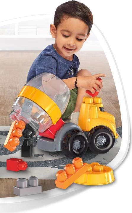 Image du produit Mega Bloks Cat La Bétonneuse - Briques de construction - 12 mois et +