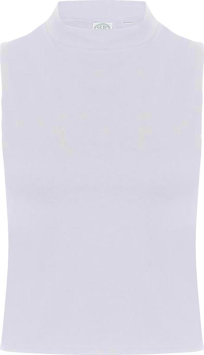Skinni Fit Hoher Hals Crop Tank Top (XS)