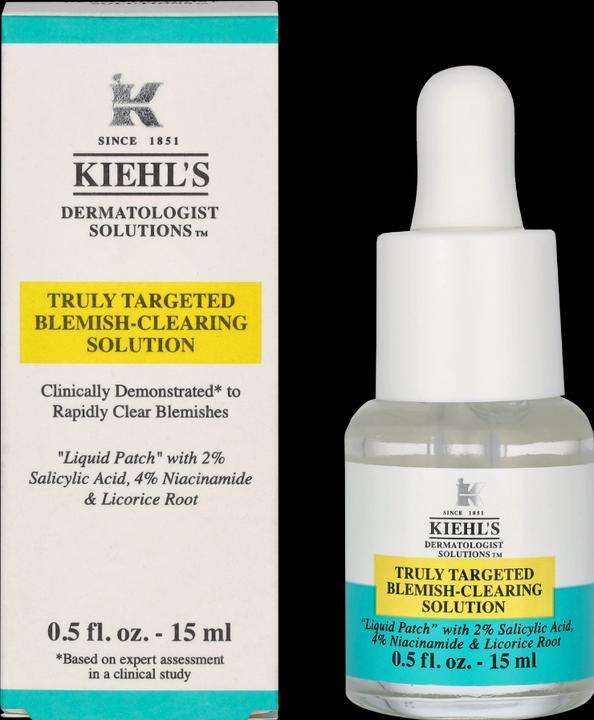 Immagine prodotto Kiehl's Soluzione schiarente per l'acne 15 ml (Panni pulizia, 15 ml)