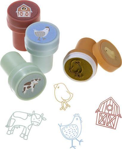 Produktbild Little Dutch Self inking stamps - Little Farm (126008)