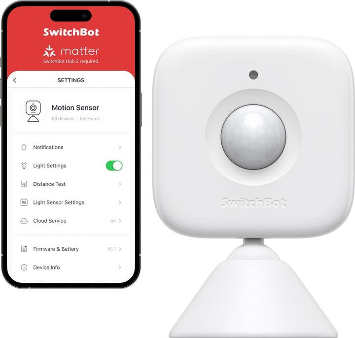 Actual product image SwitchBot Motion Sensor (9 m)