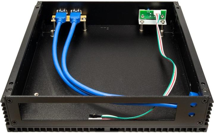 Produktbild Intertech Inter-Tech Geh Mini ITX IP-40 black 2xUSB 3.0 58x235x200mm (Mini-ITX)