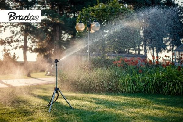 Produktbild Bradas Teleskop-Stativ Gartensprenger Sprinkler, Messing, Rasensprenger Kreisregner Sprenger (Kreisregner)