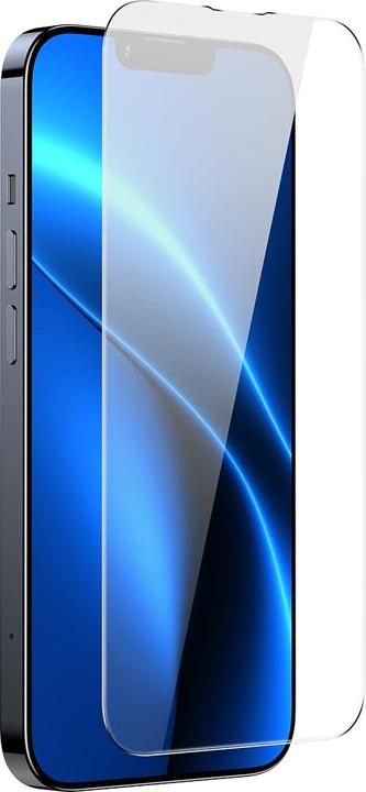 Immagine prodotto Baseus Pellicola EasyStick in vetro temperato Tuttovetro iP14 (Confezione da 2) (2 Pezzo/i, Apple iPhone 13 Pro Max, Apple iPhone 14 Plus)