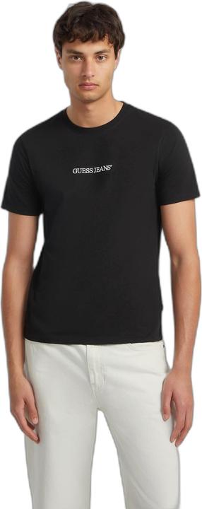 Guess slim fit t-shirt mit gesticktem logo (XL)