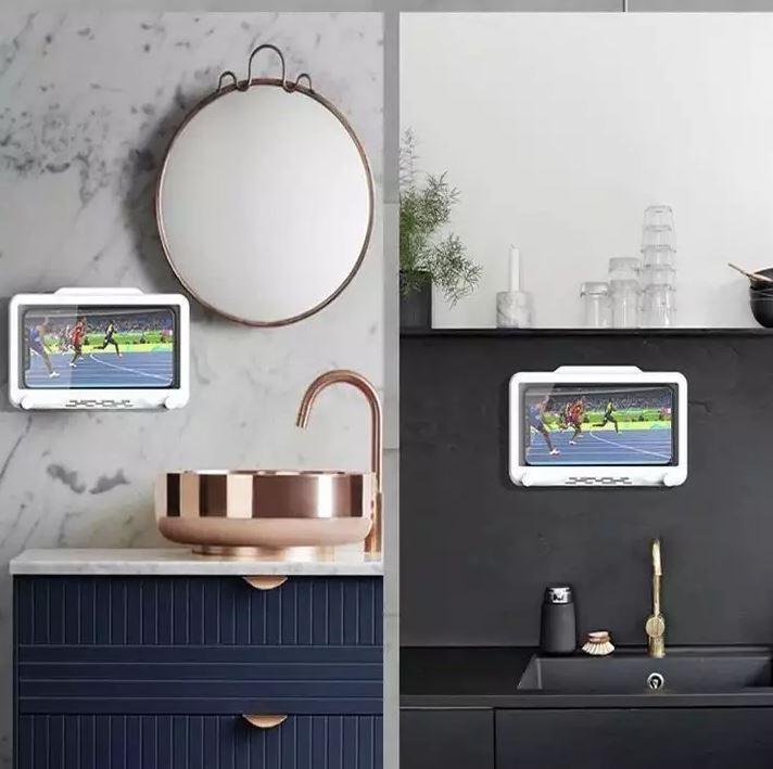 Produktbild PhoneLook Smartphone Befestigung Anti-Fog Spritzwasserdicht für Badezimmer & Badewanne
