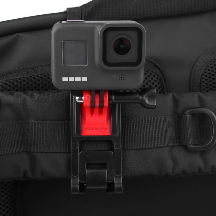 Produktbild Ueli Express Universelle Rucksack Halterung (Hero 11 Black, Hero 10 Black, Hero 9 Black, Hero 7 Black, Hero 8 Black, Hero 12 Black, Hero 13 Black)
