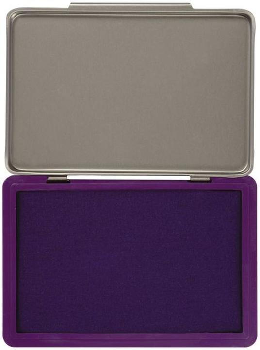 Actual product image Q-Connect Stamp pad violet, size: 2, impression size: 110 x 70 mm